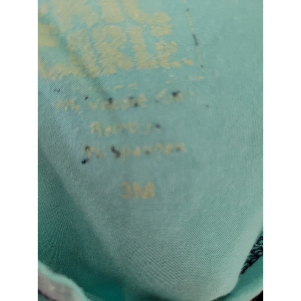 World of Eric Carle Baby Bamboo Footed Sleeper Teal Aqua 3M Long Sleeve Snaps #6